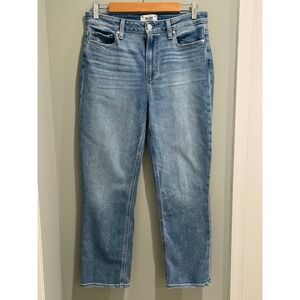 Paige Cindy Crop Jeans Womens Size 30 Light Wash High‎ Rise Denim Pants